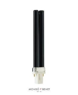 BOMBILLA FLUORESCENTE PL LUZ NEGRA BLB PH.9W G23