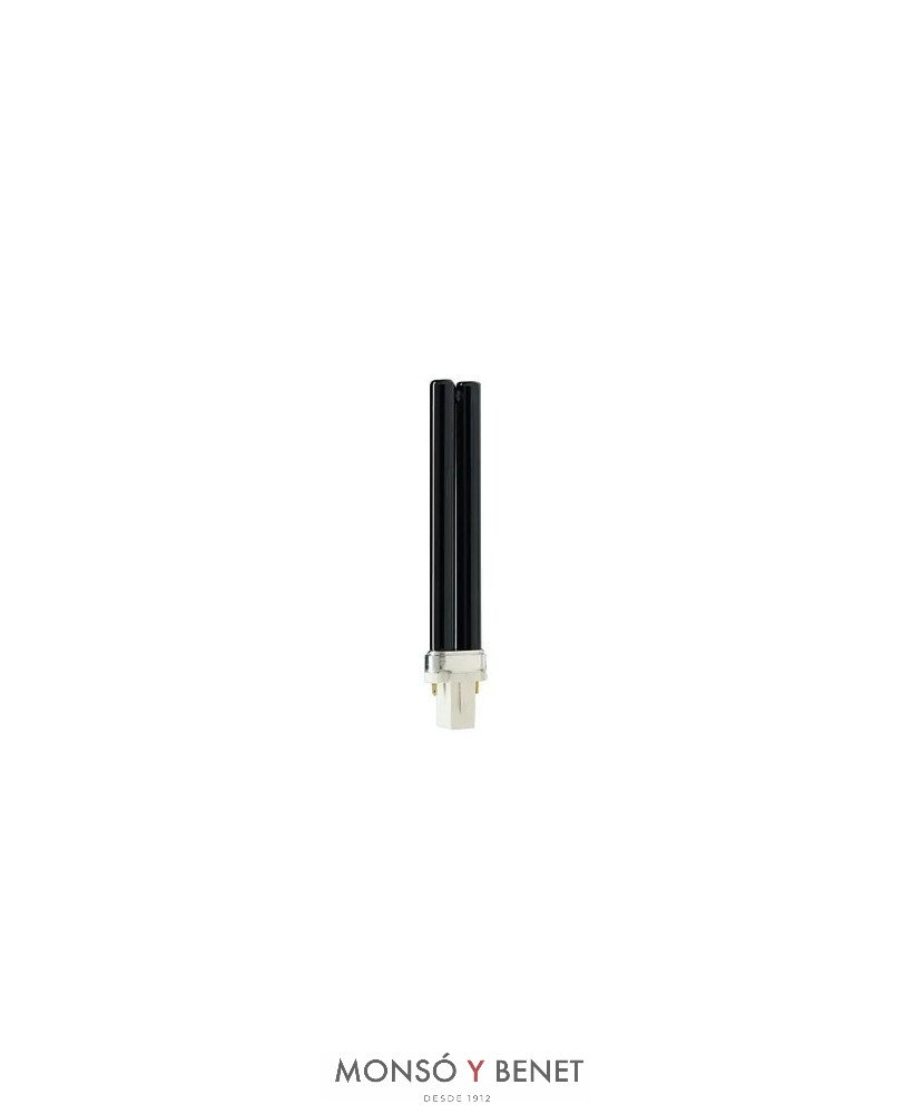 BOMBILLA FLUORESCENTE PL LUZ NEGRA BLB PH.9W G23