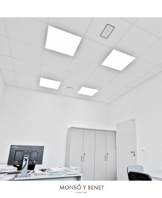 PANEL LED OFICINA 60x60 LEDVANCE PLV603 3000K UGR menor 19