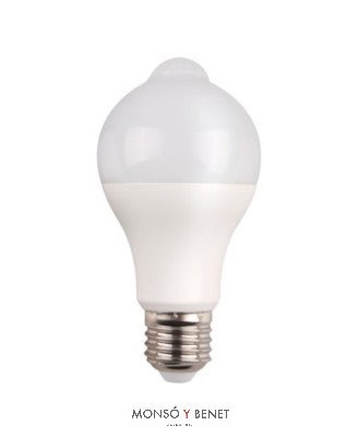 BOMBILLA LED STANDARD SENSOR + PIR 10SSPN6 E27 6500K
