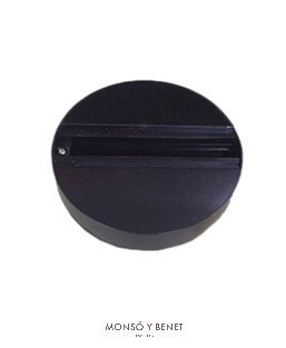 BASE EUTRAC 3F. 10CM. BC-3806 N NEGRA
