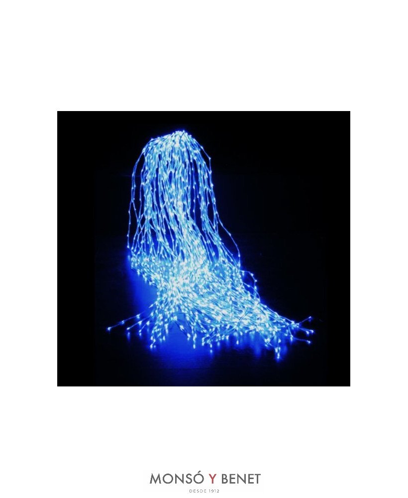 CORTINA LLUVIA 960 LEDS AZ.D96306