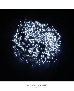 GUIRNALDA 1000 LEDS BLANCO FRIO PROGRAMABLE D90099
