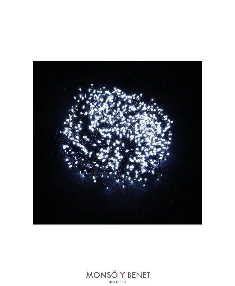 GUIRNALDA 1000 LEDS BLANCO FRIO PROGRAMABLE D90099