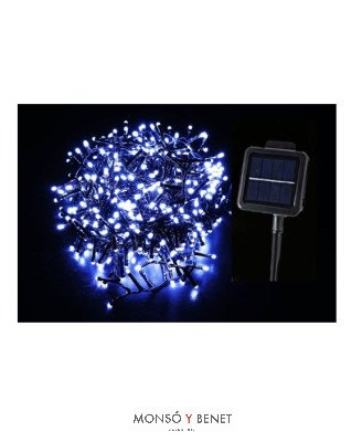 GUIRNALDA SOLAR 300 LUCES BLANCO FRIO D30159
