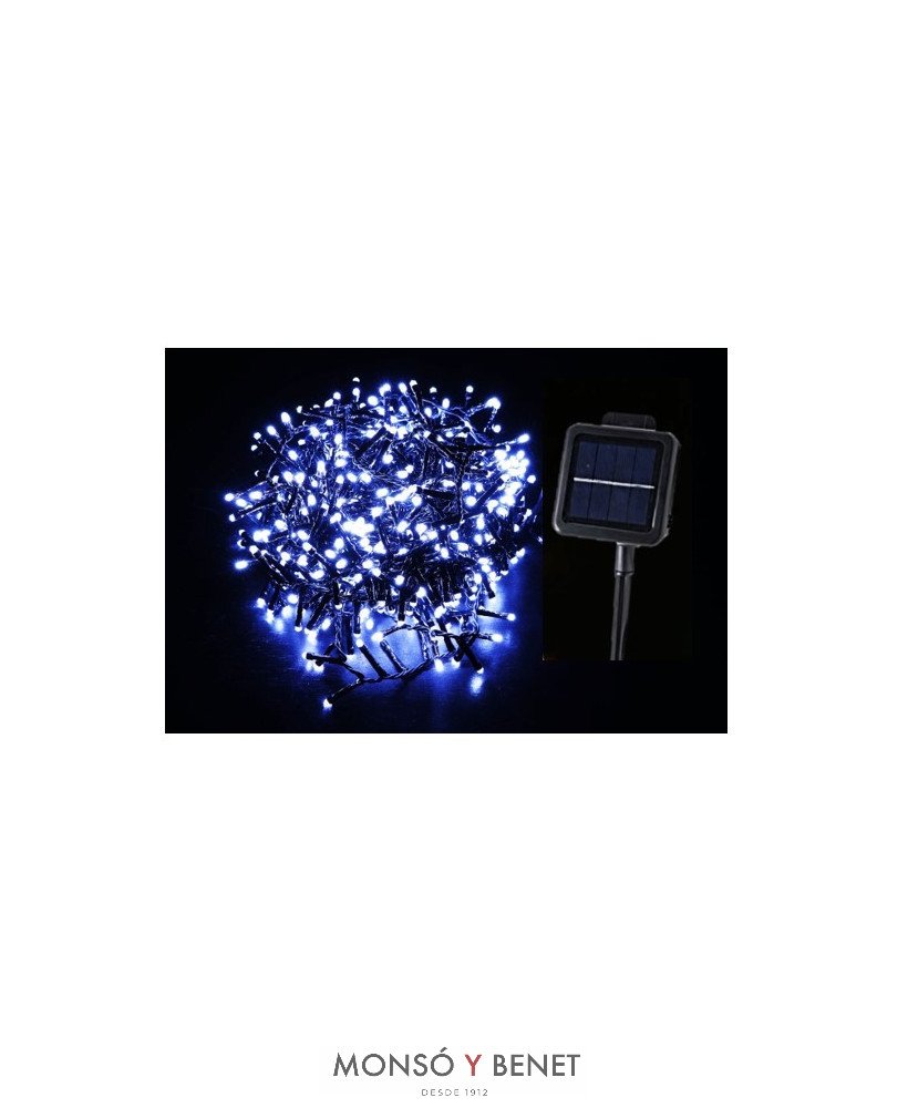 GUIRNALDA SOLAR 300 LUCES BLANCO FRIO D30159