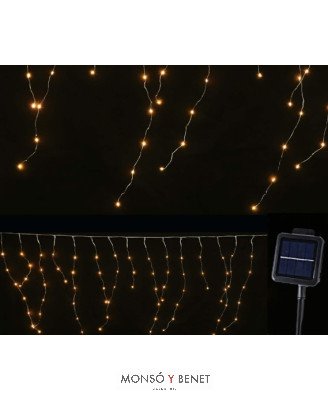 CORTINA SOLAR 300 LED BLANCO CALIDO A30119