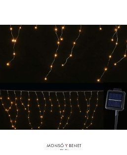 CORTINA SOLAR 300 LED BLANCO CALIDO A30119