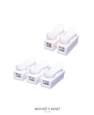 PACK 10 REGLETAS RAPIDAS 3 POLOS 1.5mm RR371 BLANCA