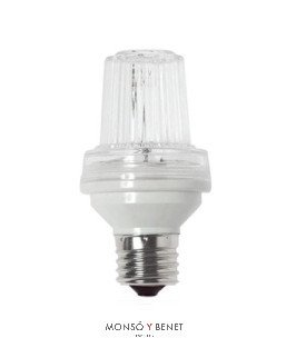 FLASH ESTROBOSCOPICO LED SRL-511 E27 TRANSPARENTE
