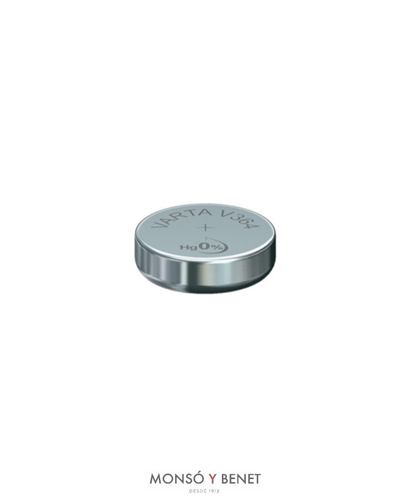 PILA RELOJ OXIDO PLATA VARTA V364 - SR621SW - SR60 - 1.55V