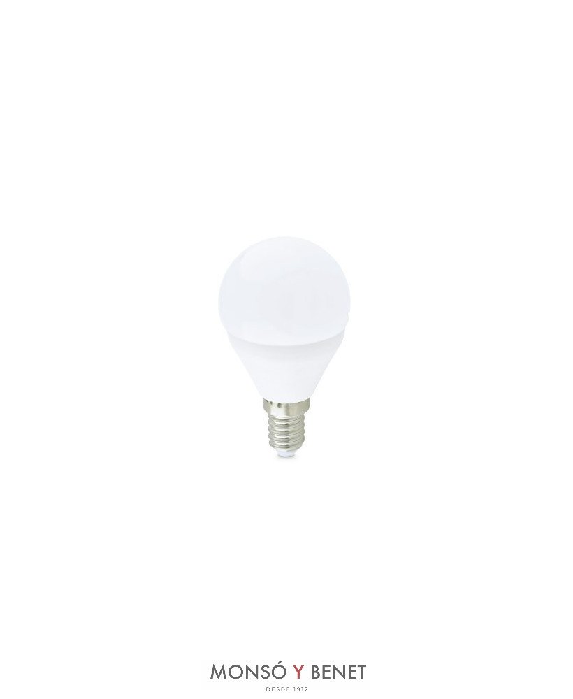 BOMBILLA LED ESFERICA MATE 06ESM3 E14 3000K