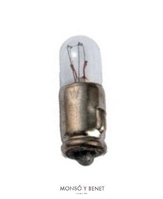 BOMBILLA PILOTO AMPLIFICADOR 6V 200mA. 06200B7 BA7S