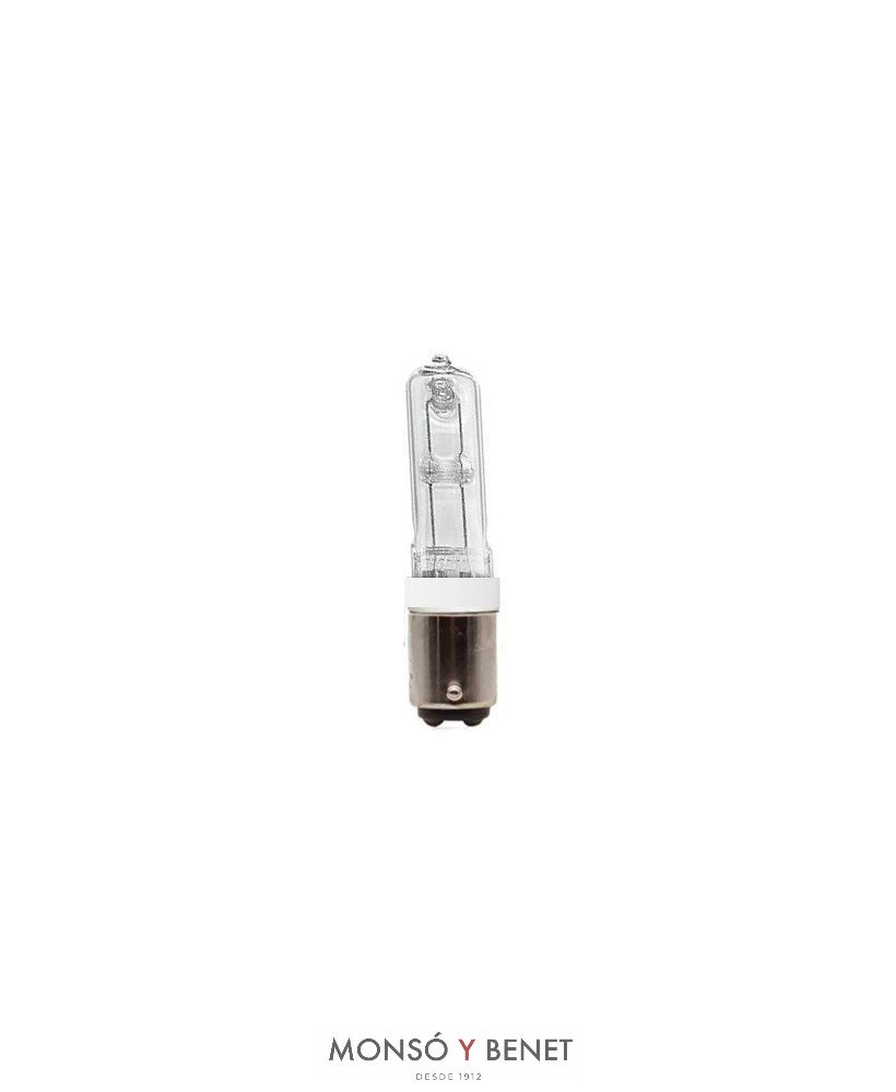 BOMBILLA HALOGENA BAYONETA 230V 105W BA15D