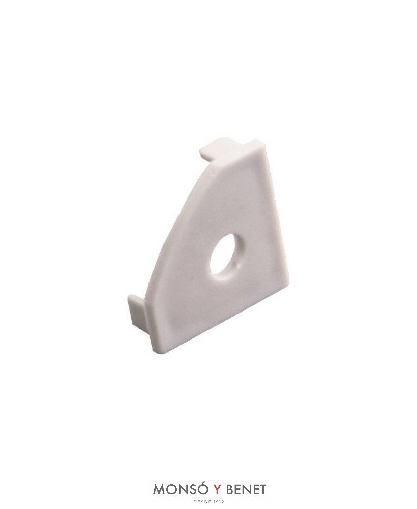 TAPA CON AGUJERO PASACABLE TAI-474 PARA PERFIL LED SOP-474