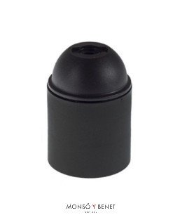 PORTALAMPARAS No. 3507 TORNILLO NEGRO