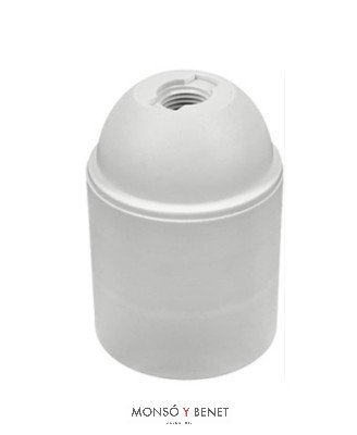 PORTALAMPARAS No. 3507 TORNILLO BLANCO
