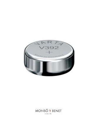 PILA RELOJ OXIDO PLATA VARTA V392 - SR41W - AG3 - 1.55V
