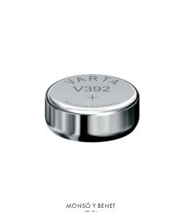 PILA RELOJ OXIDO PLATA VARTA V392 - SR41W - AG3 - 1.55V