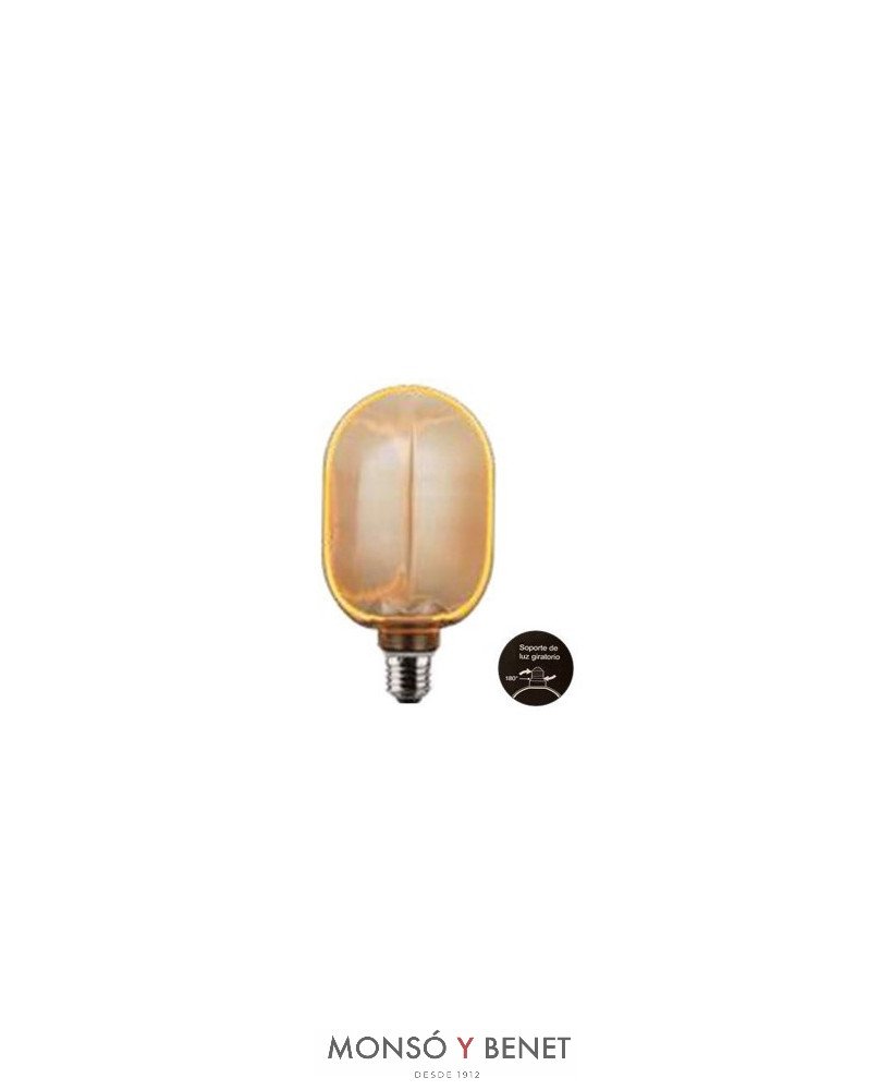 BOMBILLA LED GLOBO DISCO 100 HALO AMBAR 4GH10AM E27 1800K