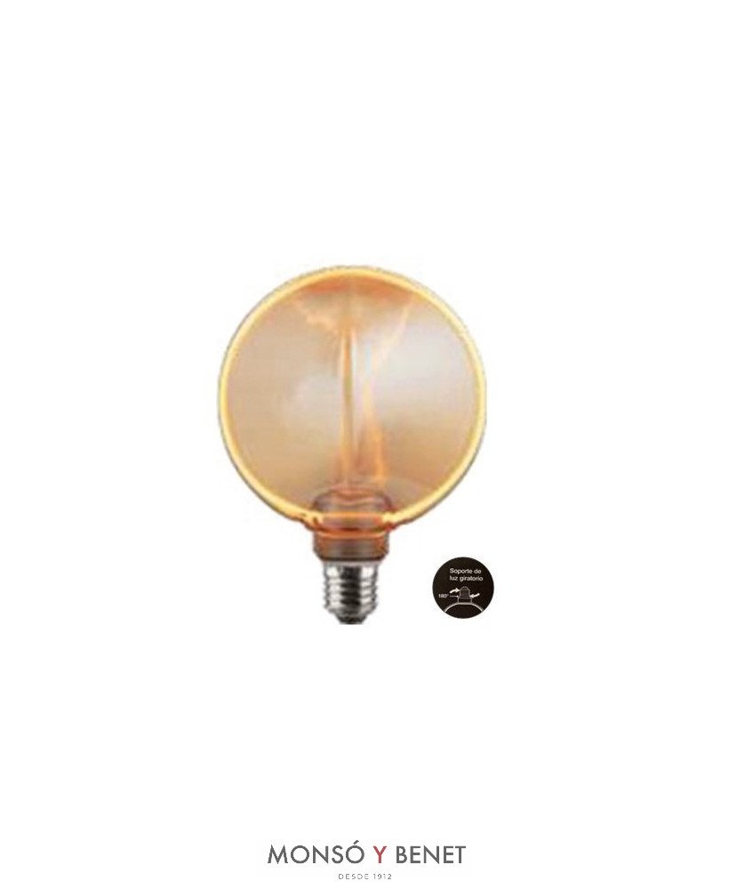 BOMBILLA LED GLOBO DISCO 183 HALO AMBAR 4GH18AM E27 1800K