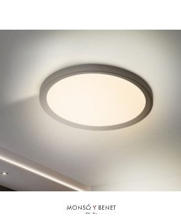 PLAFON LED SUPERFICIE 23CM PS-199 N CCT NEGRO