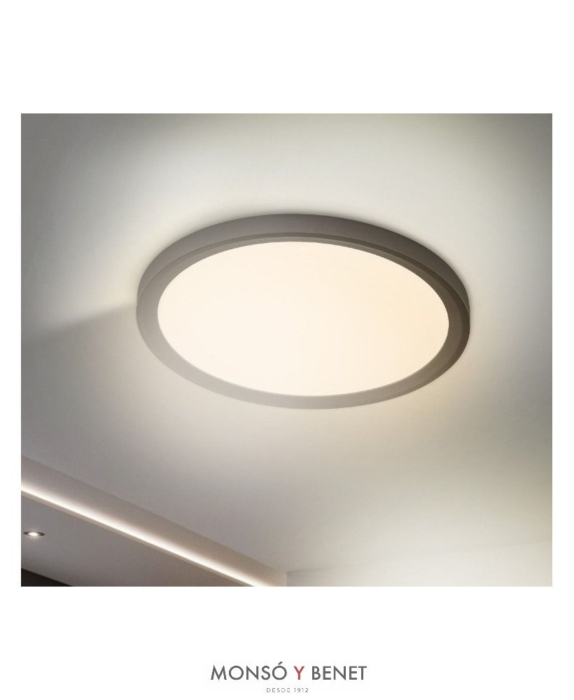 PLAFON LED SUPERFICIE 40CM PS-656 N CCT NEGRO