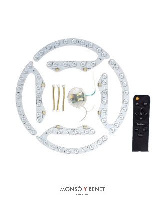 KIT DISCO IMANTADO LED 64W 4X 24,5X10 DIM 3000-4000-6000K