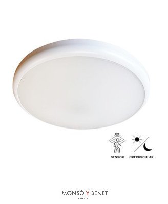 PLAFON LED 16W. PS-342 CCT SENSOR PRESENCIA Y CREPUSCULAR