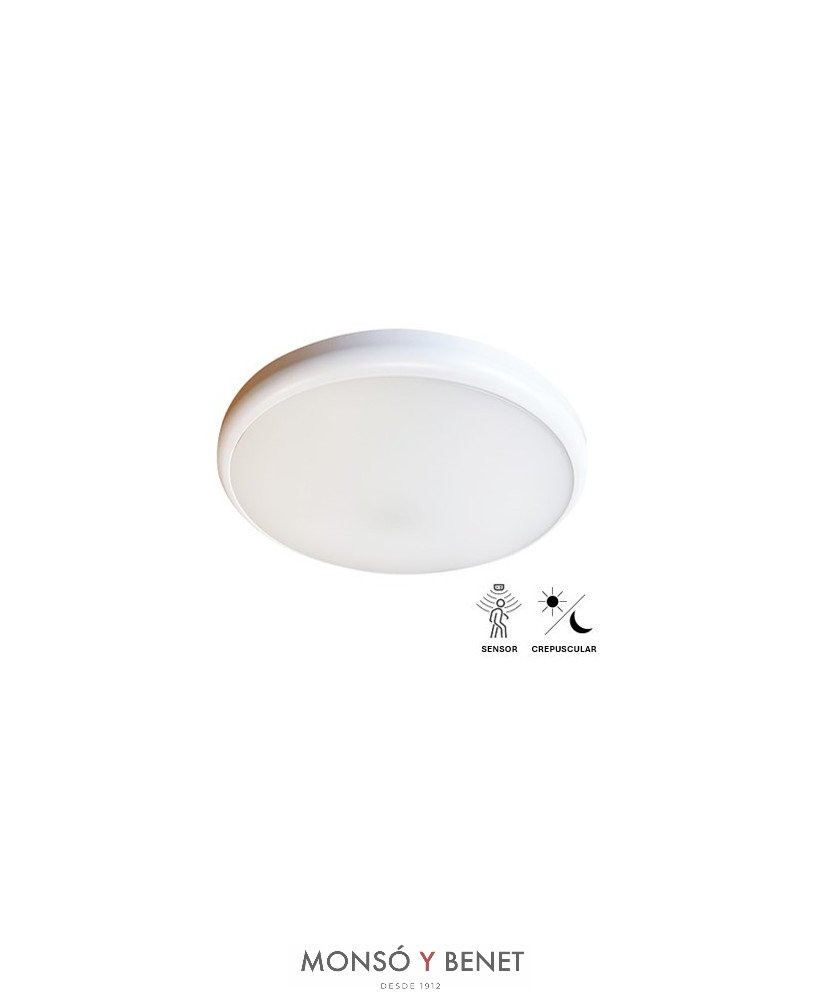 PLAFON LED 16W. PS-342 CCT SENSOR PRESENCIA Y CREPUSCULAR