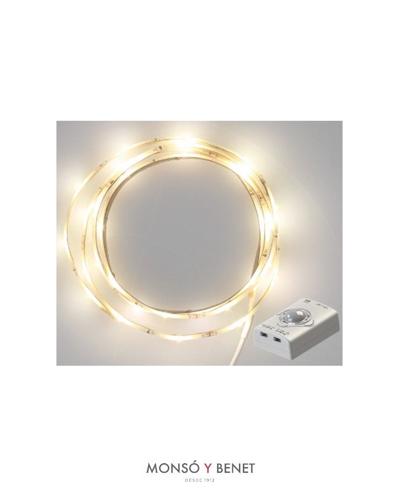 KIT TIRA LED SENSOR USB 1 METRO KUS-100 N BLANCO 4000K