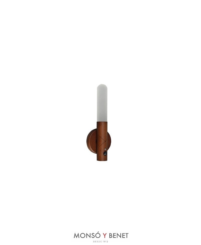 APLIQUE MURAL DETECTOR DE PRESENCIA RECARGABLE BASE-72 M