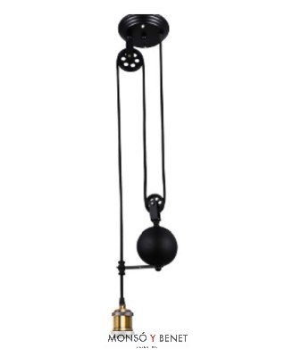 SUBE Y BAJA METALICO 7208-M NEGRO