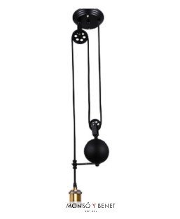 SUBE Y BAJA METALICO 7208-M NEGRO