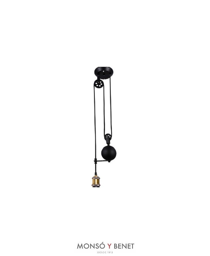 SUBE Y BAJA METALICO 7208-M NEGRO