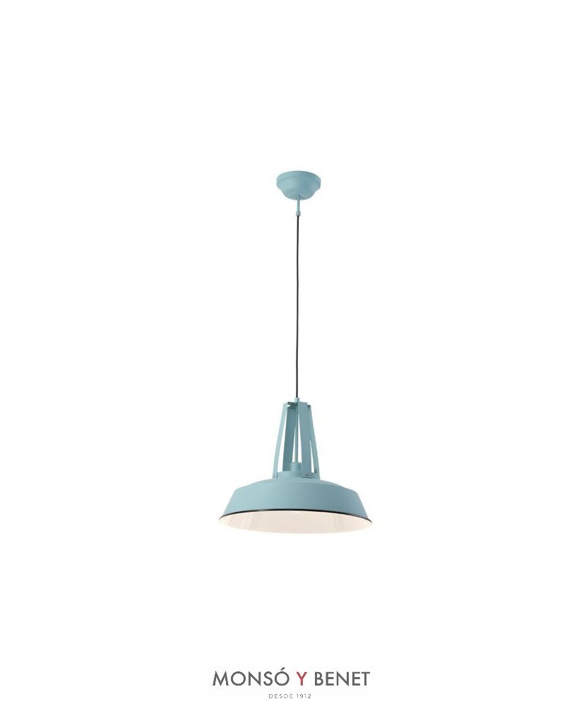 COLGANTE CAMPANA VINTAGE CA-7704 Z AZUL CLARO