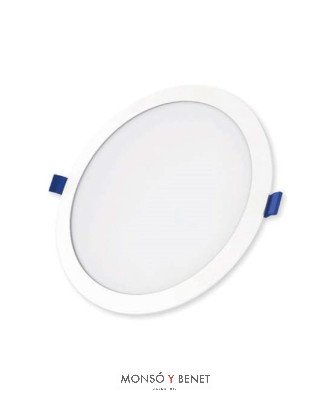 ARO REDONDO EMPOTRAR 18W LED A-700 B EMERGENCIA 4000K