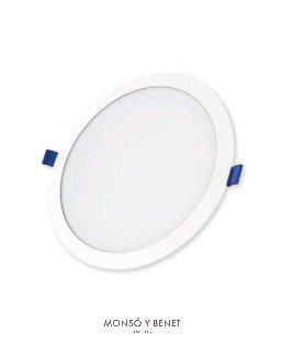 ARO REDONDO EMPOTRAR 18W LED A-700 B EMERGENCIA 4000K