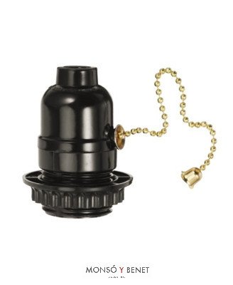 PORTALAMPARAS CADENA No. 2168 NEGRO