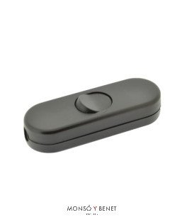 INTERRUPTOR PASO BIPOLAR No. 1231 NEGRO