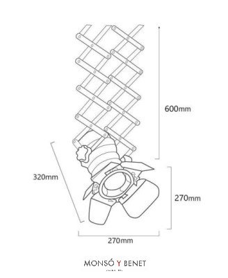COLGANTE METAL BALLESTA LC-231 NG
