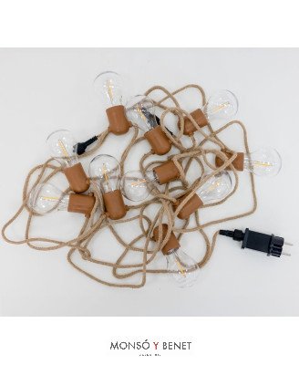 GUIRNALDA INTEMPERIE 10 LUCES BLANCO CALIDO ALLEGRA YUTE