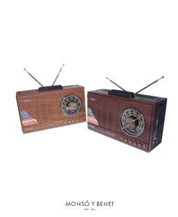 RADIO RETRO AM-FM-SW USB + TF + BT NS-23-BT