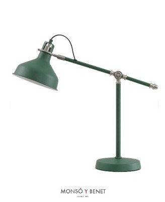 LAMPARA SOBREMESA VINTAGE LS-2427 V VERDE