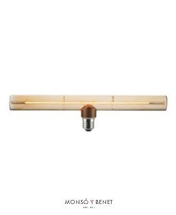 BOMBILLA HILO LED LINESTRA E27 4W DORADA 1800K 30CM