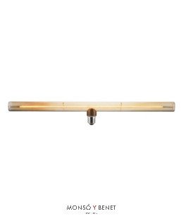BOMBILLA HILO LED LINESTRA E27 6W DORADA 1800K 50CM