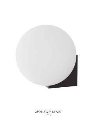 APLIQUE BOLA 15CM OBG9IPN IP44 NEGRO