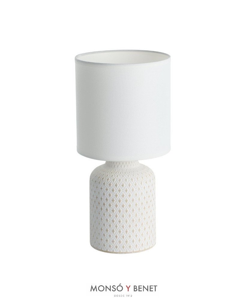 LAMPARA SOBREMESA 97773 BLANCA