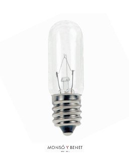 BOMBILLA TUBULAR T16X54 24V 15W E14