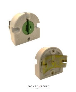PORTALAMPARAS FLUORESCENTE T8 Y T12 No. 1360 CON FLEJE